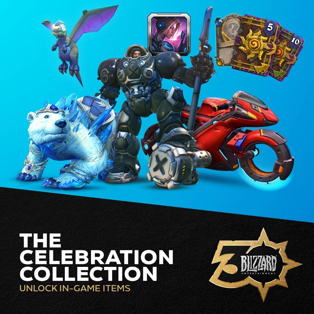 Gear up for Blizzard's 30th Anniversary and #BlizzConline with the Celebration Collection