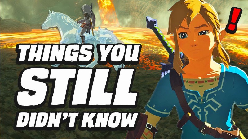 22 More Things You Still Didn't Know In Zelda Breath Of The Wild