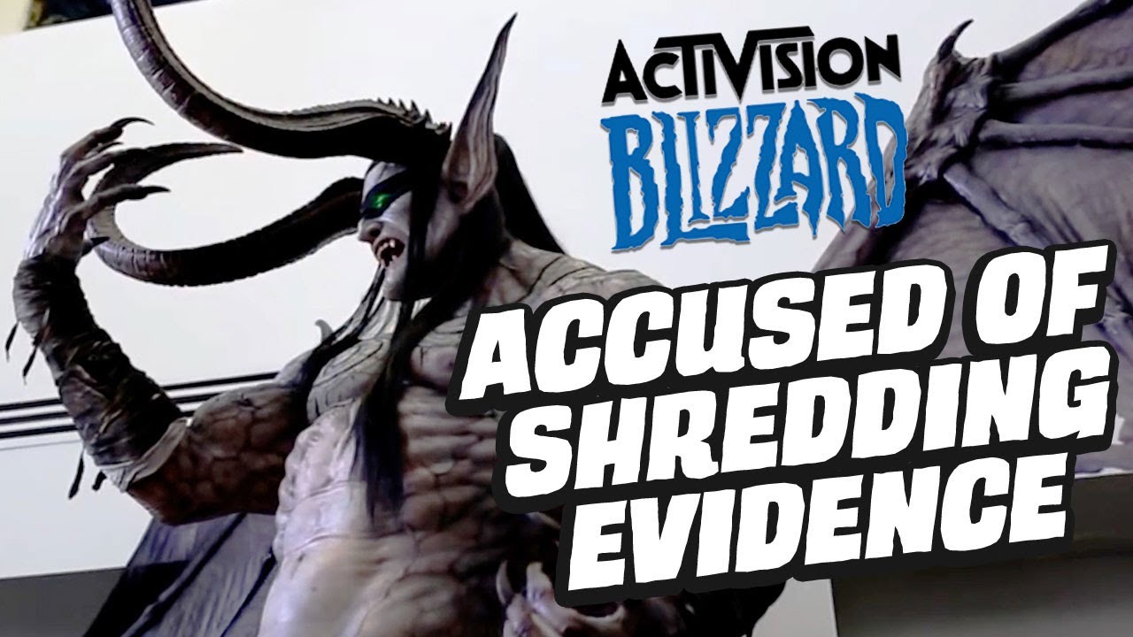 image 0 Activision Blizzard Accused Of Shredding Abuse Evidence : Gamespot News