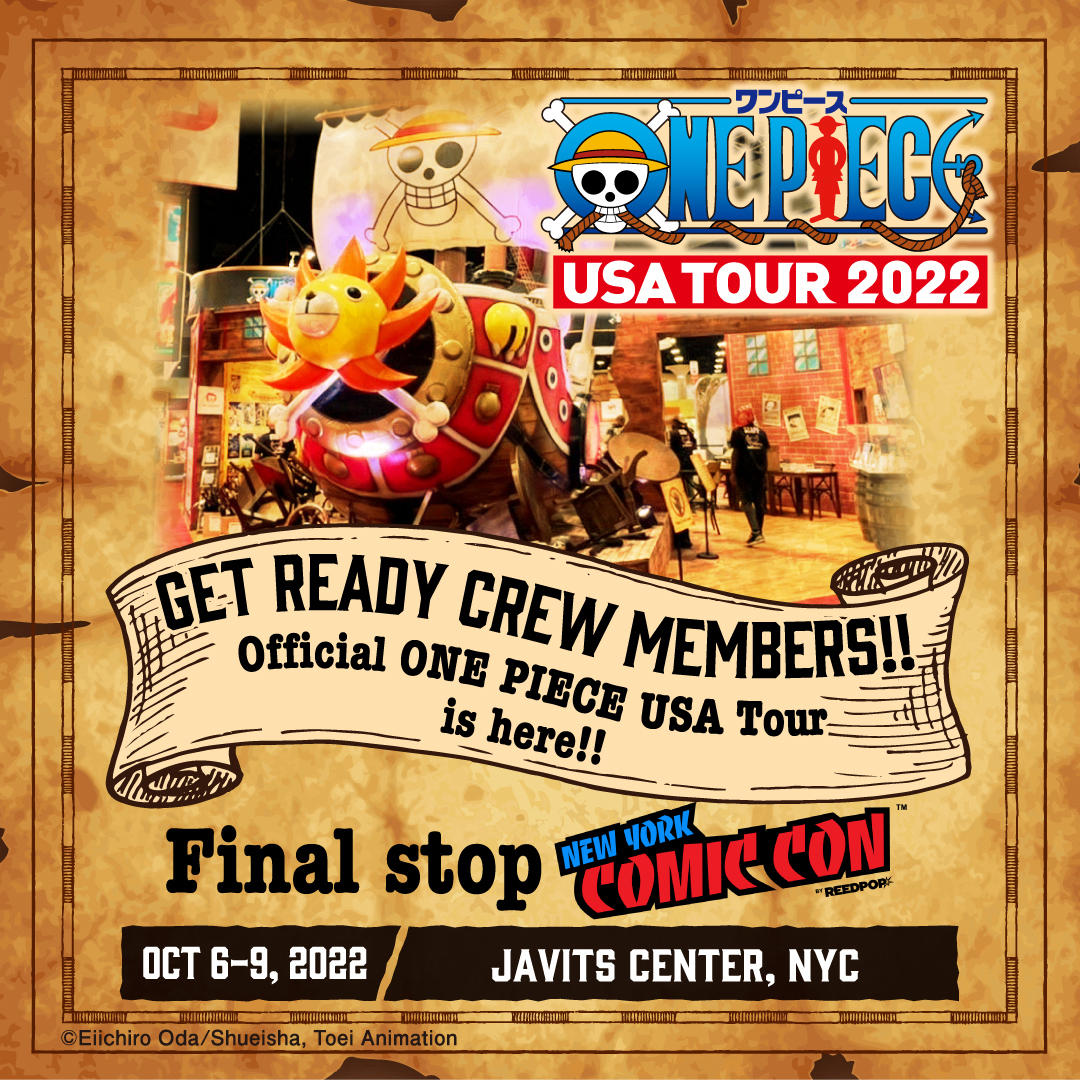 Bandai Namco Entertainment - The final stop of the One Piece USA Tour will be at NYCC in just ONE WE