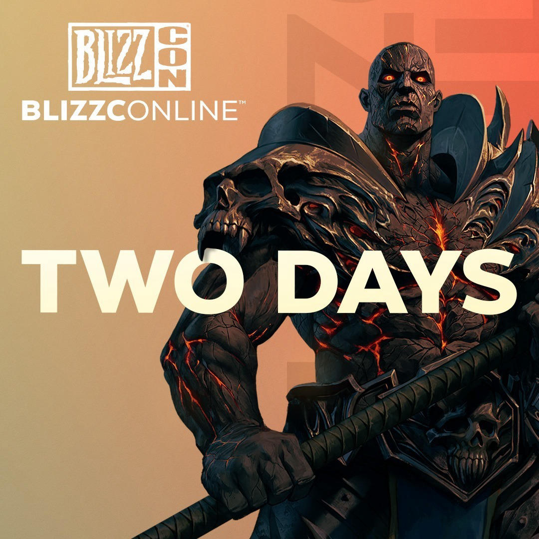 image  1 Blizzard Entertainment - TWO days until we celebrate with you at #BlizzConline