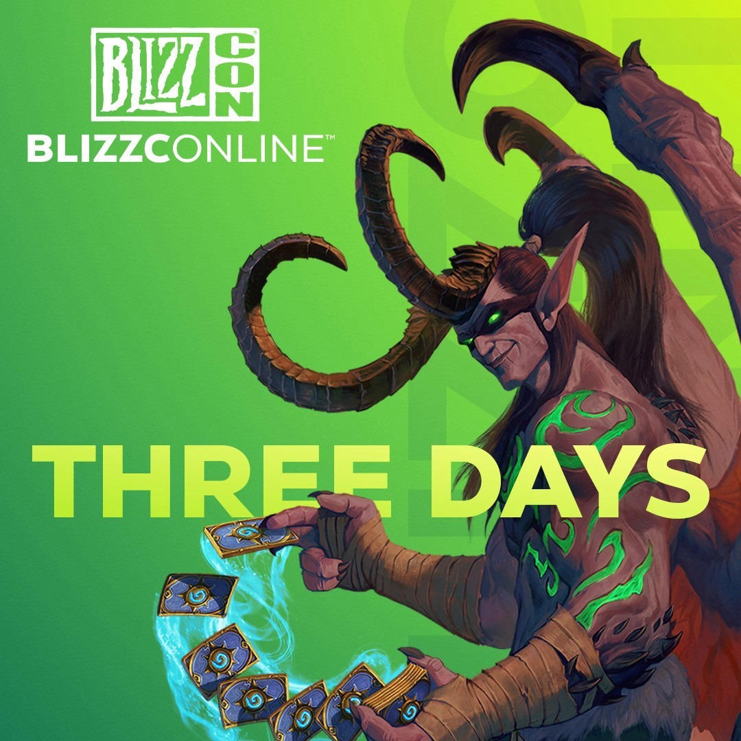 Blizzard Entertainment - We can't wait to be virtually reunited with you this Friday and Saturday at