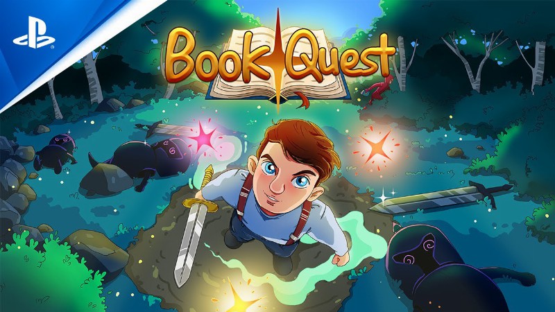 Book Quest - Launch Trailer : Ps5 & Ps4 Games