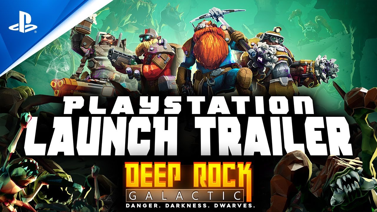 image 0 Deep Rock Galactic - Playstation Launch Trailer : Ps5 Ps4