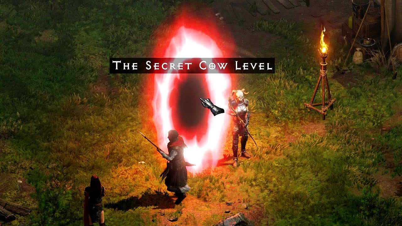 image 0 Diablo 2: Resurrected Secret Cow Level 4k Gameplay
