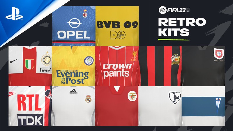 Fifa 22 - Fut 22 Club Retro Kits Trailer : Ps5 Ps4