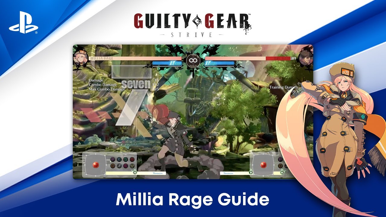 image 0 Guilty Gear -strive- Beginner's Guide - How To Play Millia Rage : Ps Cc