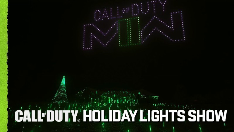 Holiday Lights And Drone Show : Call Of Duty: Modern Warfare Ii (by Tom Betgeorge)