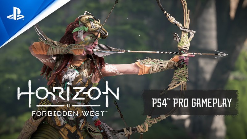 Horizon Forbidden West - Gameplay Trailer : Ps4 Pro