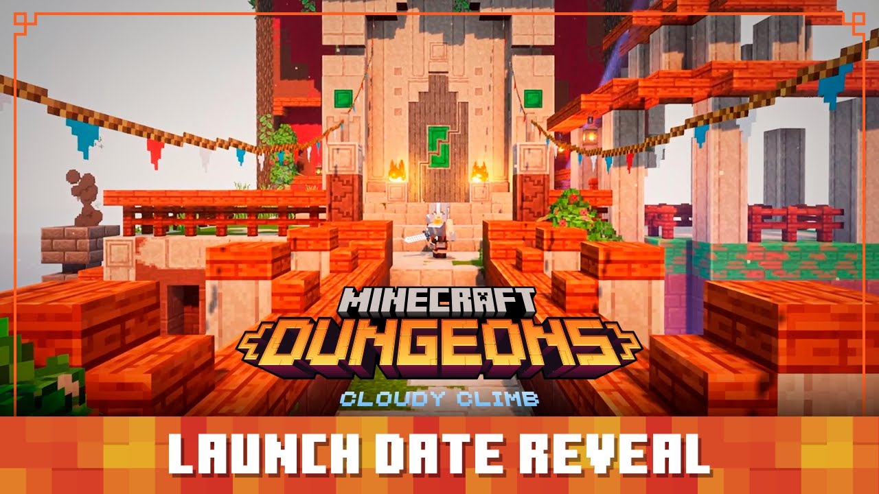 image 0 Minecraft Dungeons: Cloudy Climb – Launch Date Reveal