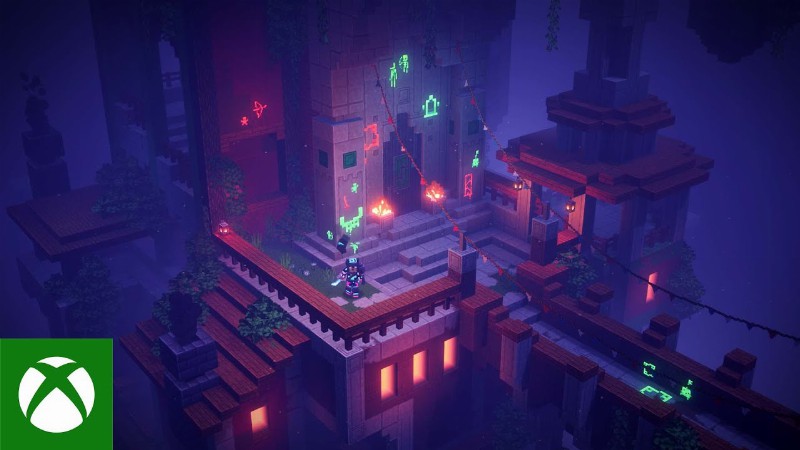 image 0 Minecraft Dungeons: Luminous Night – Official Trailer