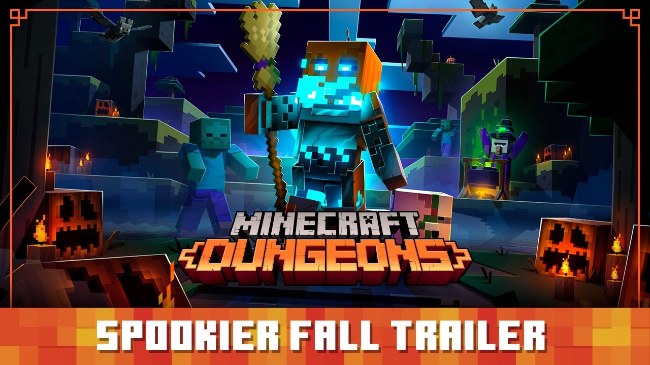 image 0 Minecraft Dungeons: Spookier Fall – Official Trailer