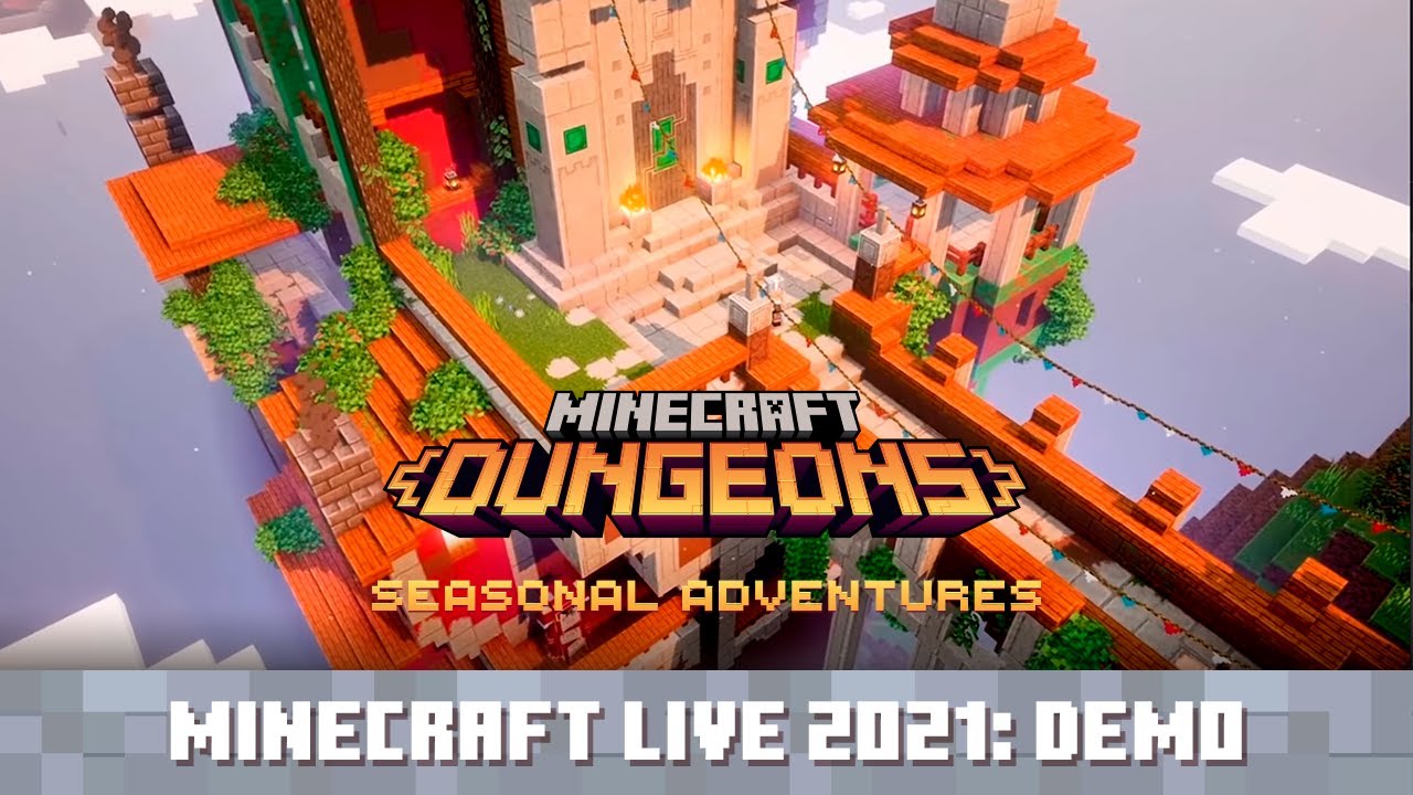 image 0 Minecraft Live 2021: Minecraft Dungeons Seasonal Adventures