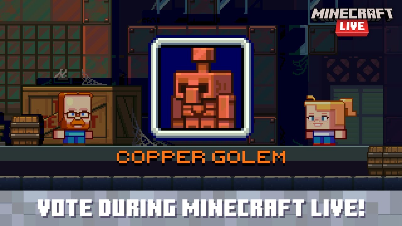 image 0 Minecraft Live 2021: Vote For The Copper Golem!