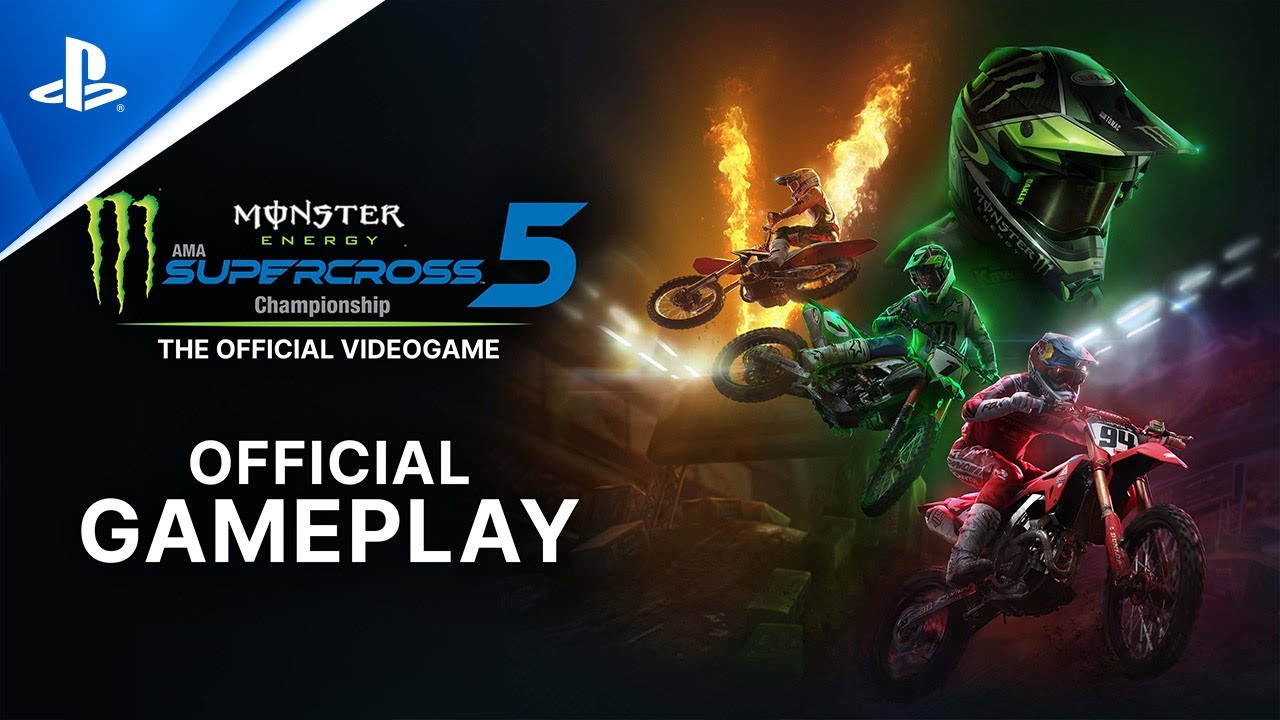 Monster Energy Supercross: The Official Videogame 5 - Gameplay Trailer : Ps5 Ps4