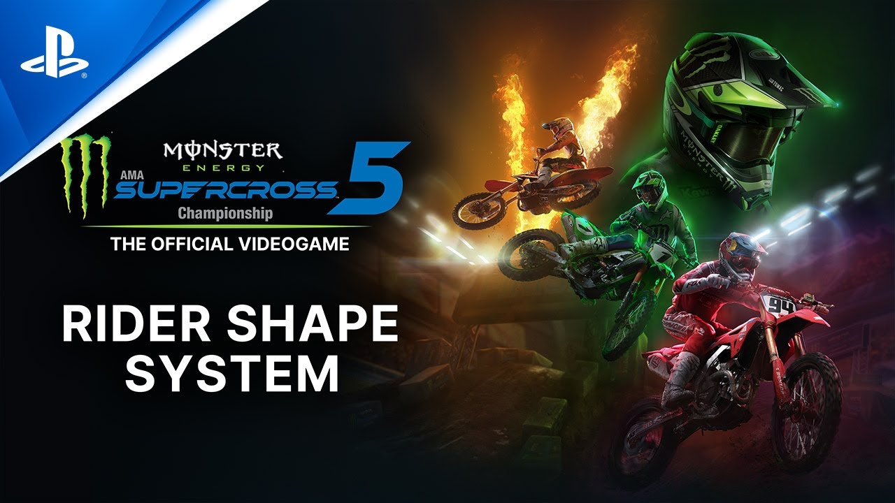 image 0 Monster Energy Supercross: The Official Videogame 5 - Rider Shape System : Ps5 Ps4