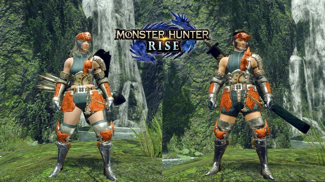 Monster Hunter Rise - Black Belt Armor & Defender Weapons