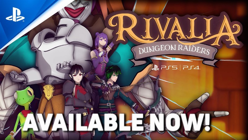 Rivalia: Dungeon Raiders - Launch Trailer : Ps4 Games
