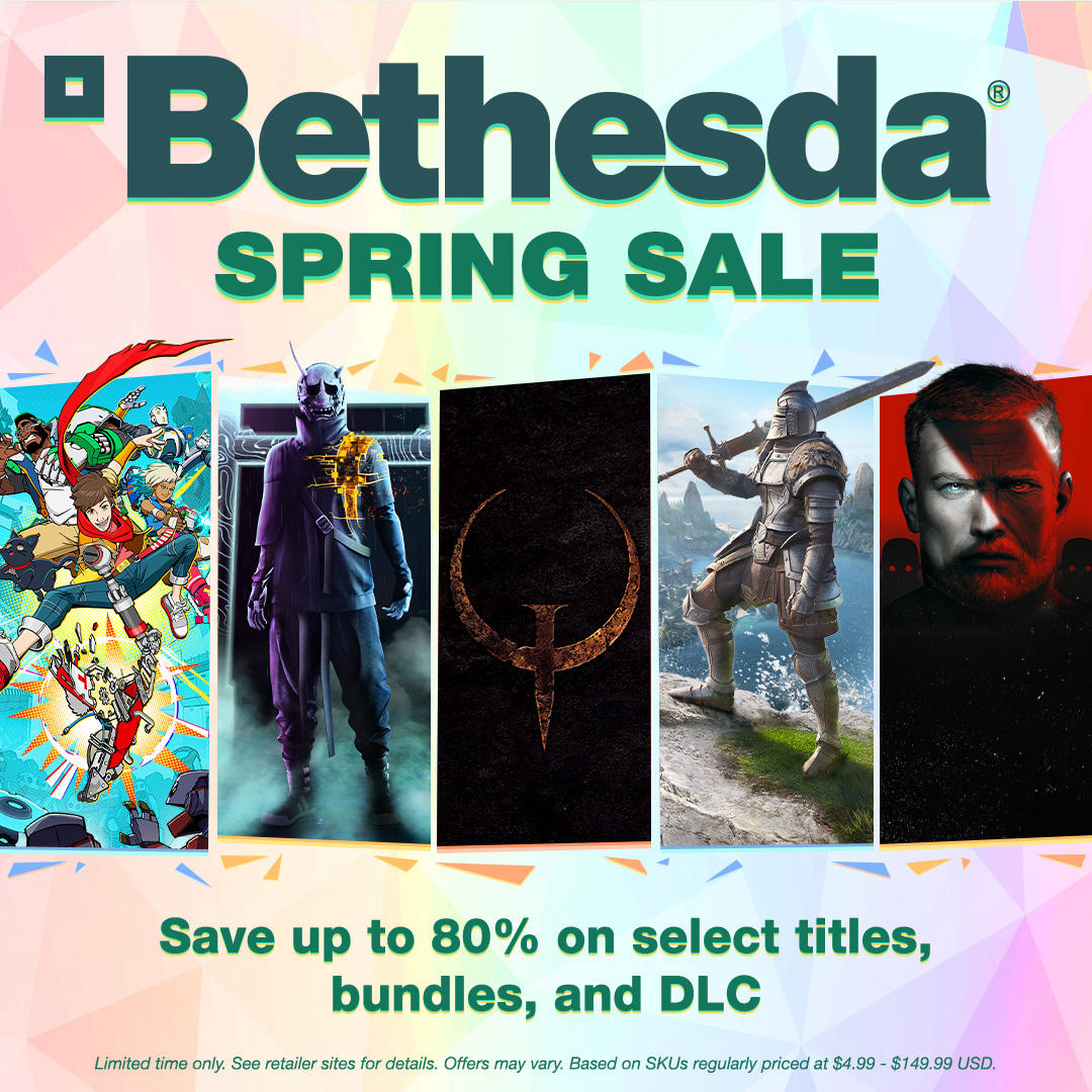 Save up to 80% on select titles, bundles, and DLC in our spring sale