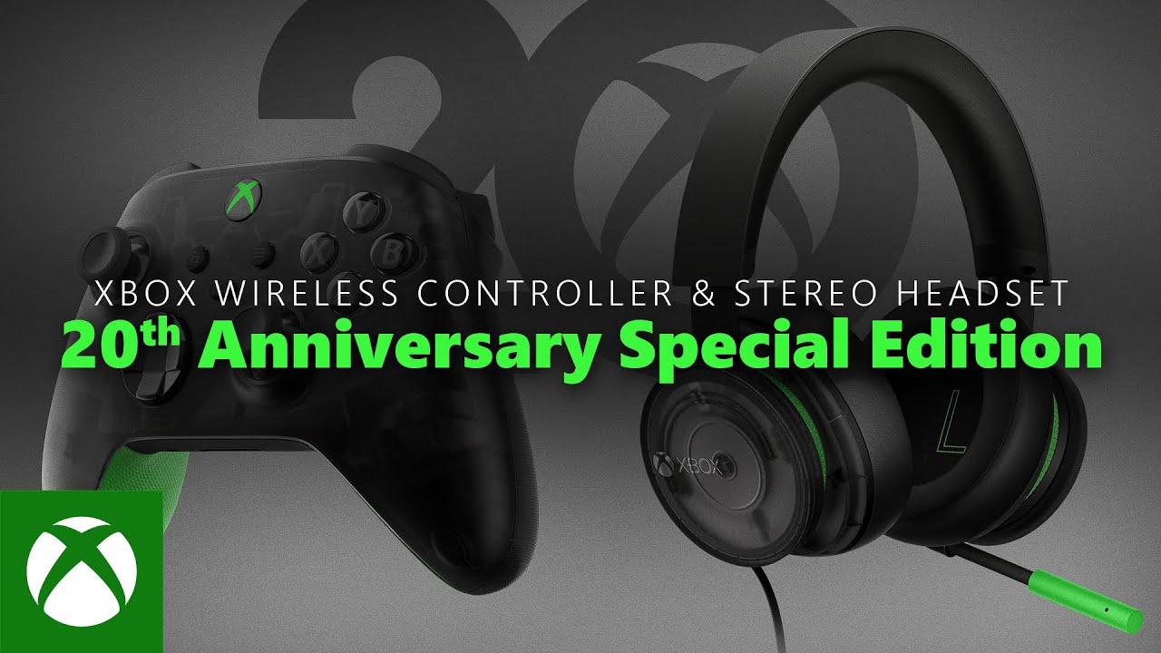 image 0 Unboxing Xbox 20th Anniversary Special Edition Wireless Controller And Stereo Headset