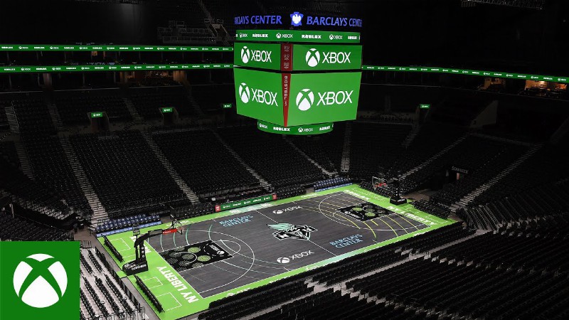 Xbox And Ny Liberty Partner For Wnba’s First Gaming-inspired Basketball Court