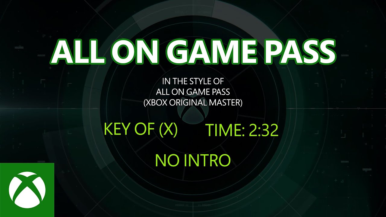 image 0 Xbox Game Pass - All On Game Pass [official Lyric Music Video]