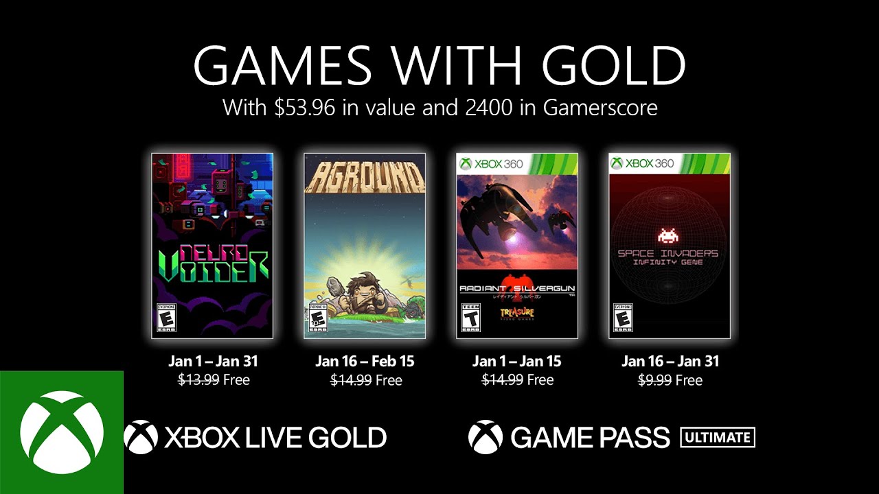 image 0 Xbox - January 2022 Games With Gold