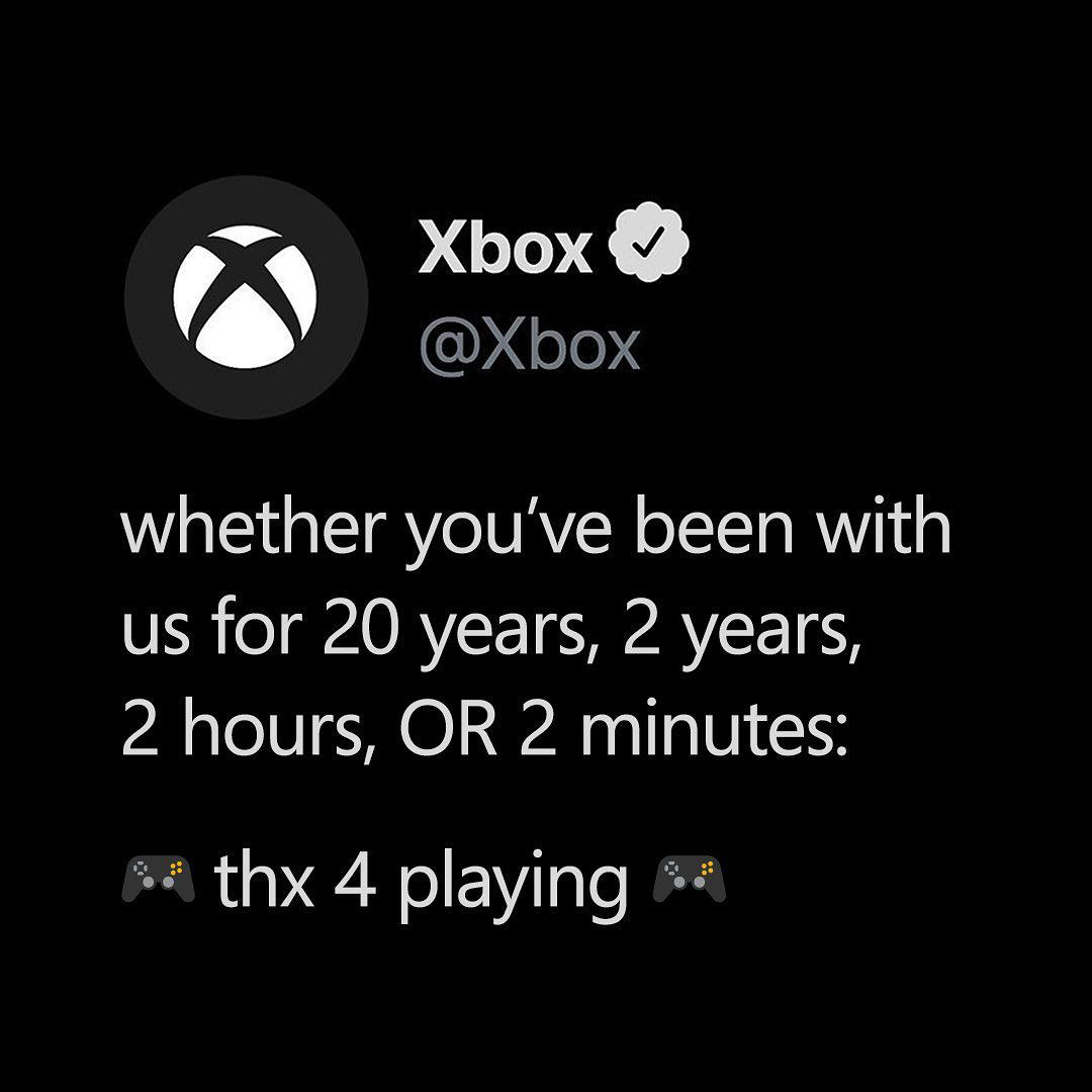 Xbox - Means the world